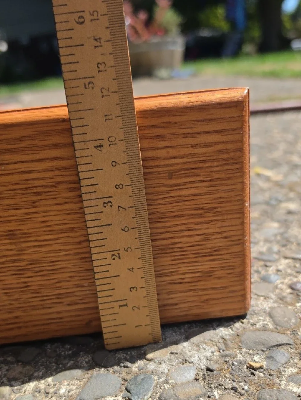 Antique Wood Wall Shelf